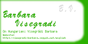 barbara visegradi business card